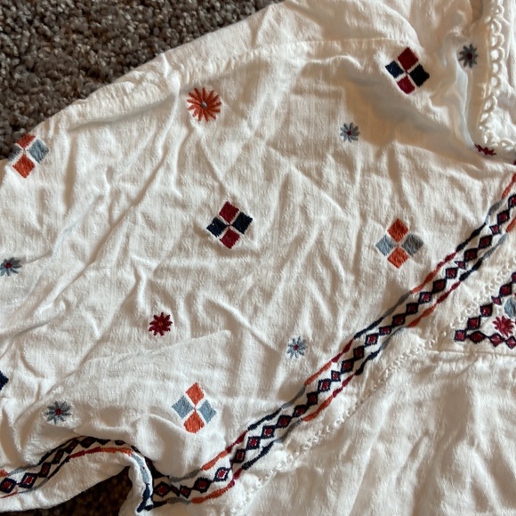 KNOX ROSE Boho embroidered top - Picture 3 of 7